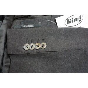 Tagliatore Charcoal Gray Wool Blend Sport Coat Jacket Sz 36R Brand New